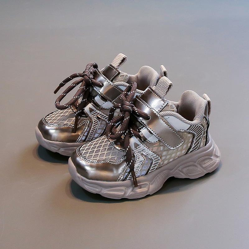 Summer 2025 New Baby Children's Dad Shoes Girls Breathable Net Shoes Summer Sports Shoes Foreign Versatile Children
