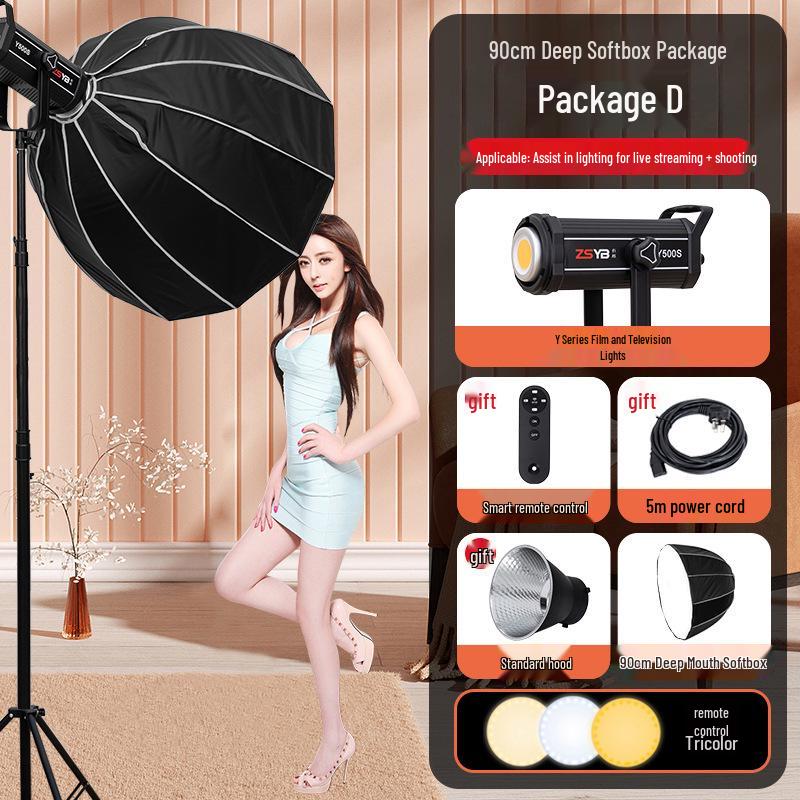 Yingbang Y500 Dual-Color Fill Light for Live Broadcast & Portrait Photography