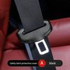 1PCS Universal Car Seat Belt Buckle Cover Protector Anti-collision Case PU Leather Protection Wear Car Interior Accessories