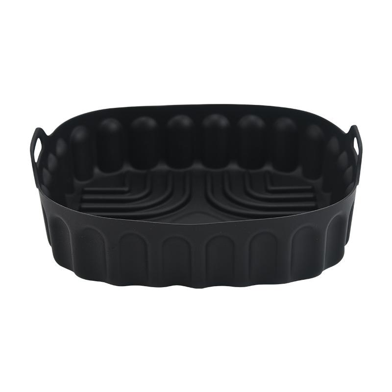 

Food Grade Fryer Silicone Baking Tray High Temperature Resistant Silicone Thick Baking Tray Cake Pizza Non-stick Baking Tray One Size чёрный