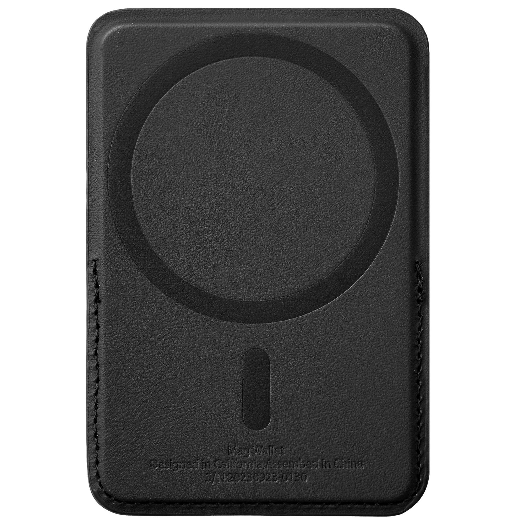 

WIWU Mag Wallet MW-001 PU Шкіряна Задня Кишеня для Карт Телефону Підставка Магнітний Тримач для Карт Black