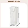 Clear Utensil Holder Container Knives Spoon Desk Organizer Storage for Paintbrushes Office Cooking