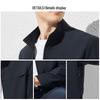 Shanshan Men's Business Casual Stand Collar Jacket