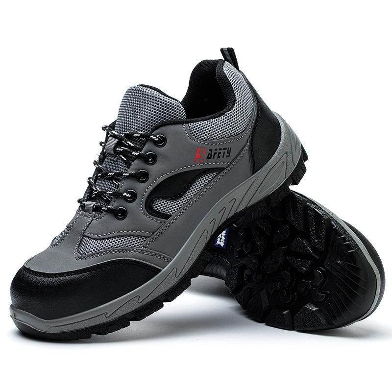 Labor Shoes Men's Standard Steel Head Construction Site Workshop Work Foot Protection Safety Shoes