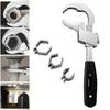 Multifunctional Adjustable Double-Headed Wrench Set, Suitable for Narrow Spaces, Multifunctional Adjustable Wrench