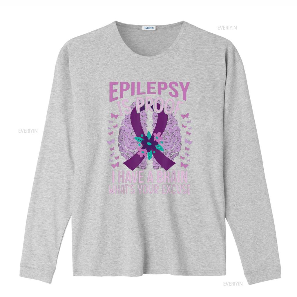 Epilepsy Awareness T Shirt vintage Washed Soft homme graphic Stretched Casual streetwear Versatile Slightly Stylish Unisex