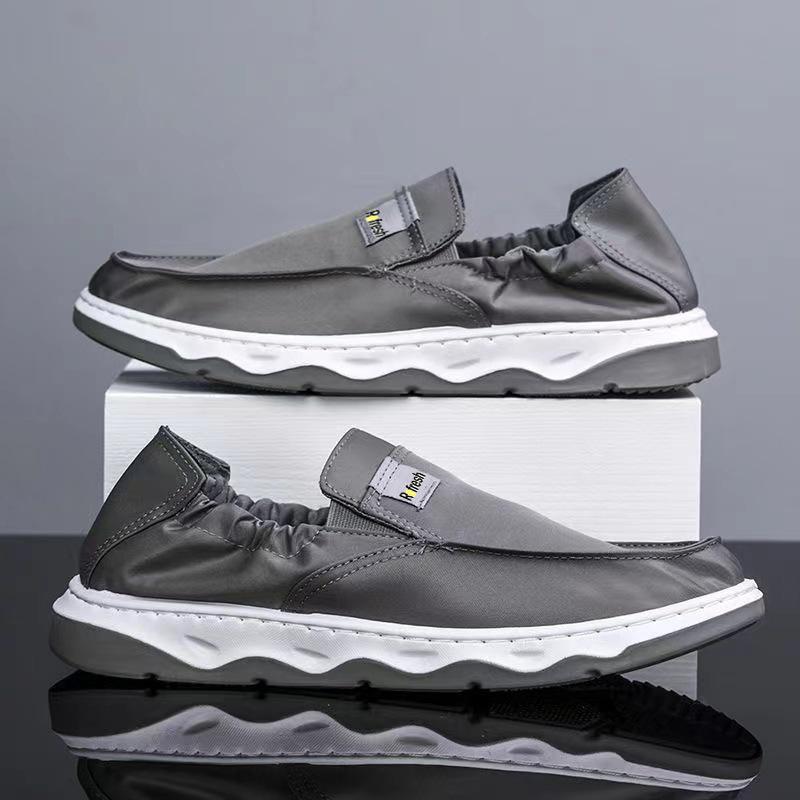 Herren Freizeitschuhe Slipper Canvas Slipper Bequeme Walking Flats für Herren Rutschfeste Weiche Sneaker Sommer Slipper