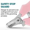 4PCS Pet Grooming Kit Professional Dog Cat Hair Clipper Scissors Comb Nail Trimmer Set for Pet Cleaning
