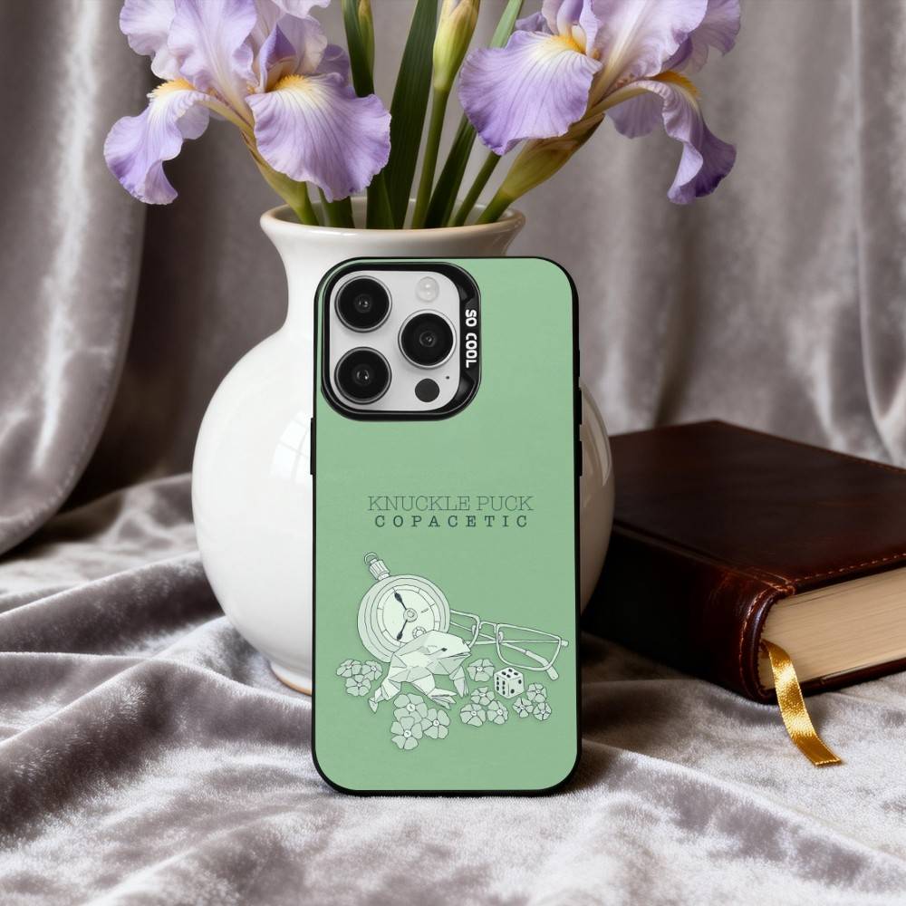 

Pop-rock K-Knuckle P-Puck Band Phone Case For iPhone17,16,15,14,13,12,11 Plus,Pro Max Black Candy silver phone case iPhone14