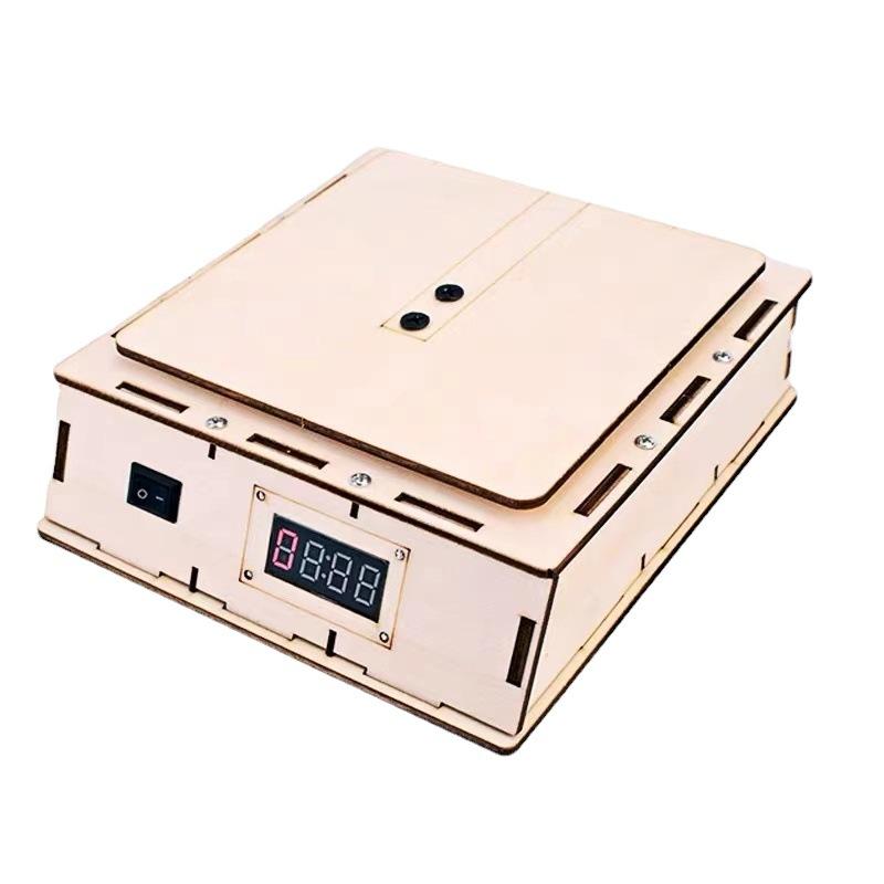 Wooden Electric Digital Scale Model Kids Science Toy Technology Physics DIY Bricks Kit Learning Toys for Children