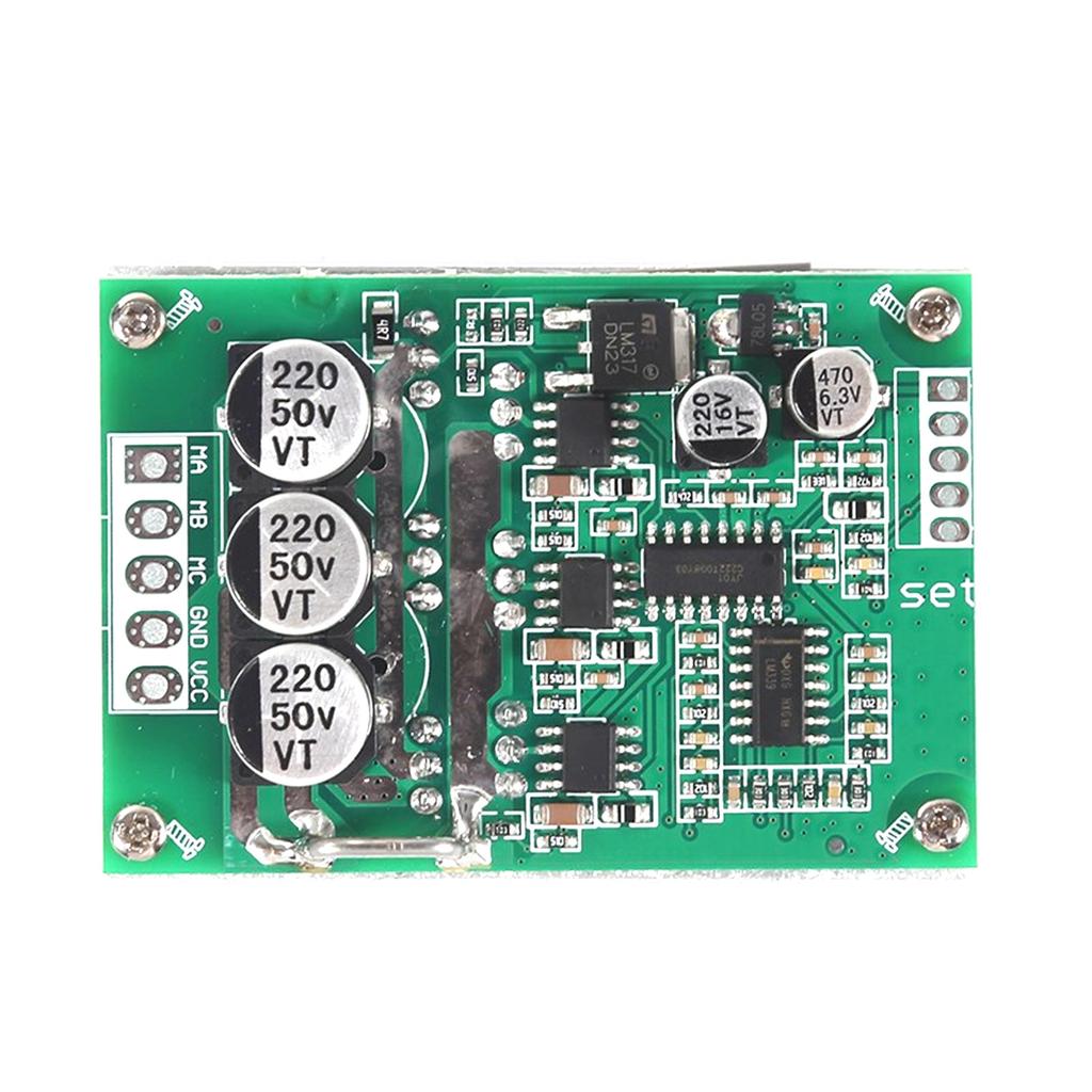 Effiziente bürstenlose Motorsteuerplatine DC12-36V Motortreiberplatine ohne Hall 500 W Hochleistungs-Beschleunigungssteuerplatine