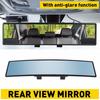 Angle View Panoramic Wide Angle Car Rear View Mirror Blue Lens 300Mm