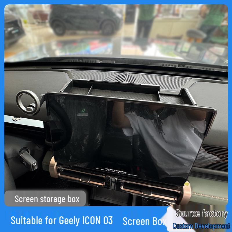 Chery Icar03 Center Console Navigation Screen Storage Box Dashboard