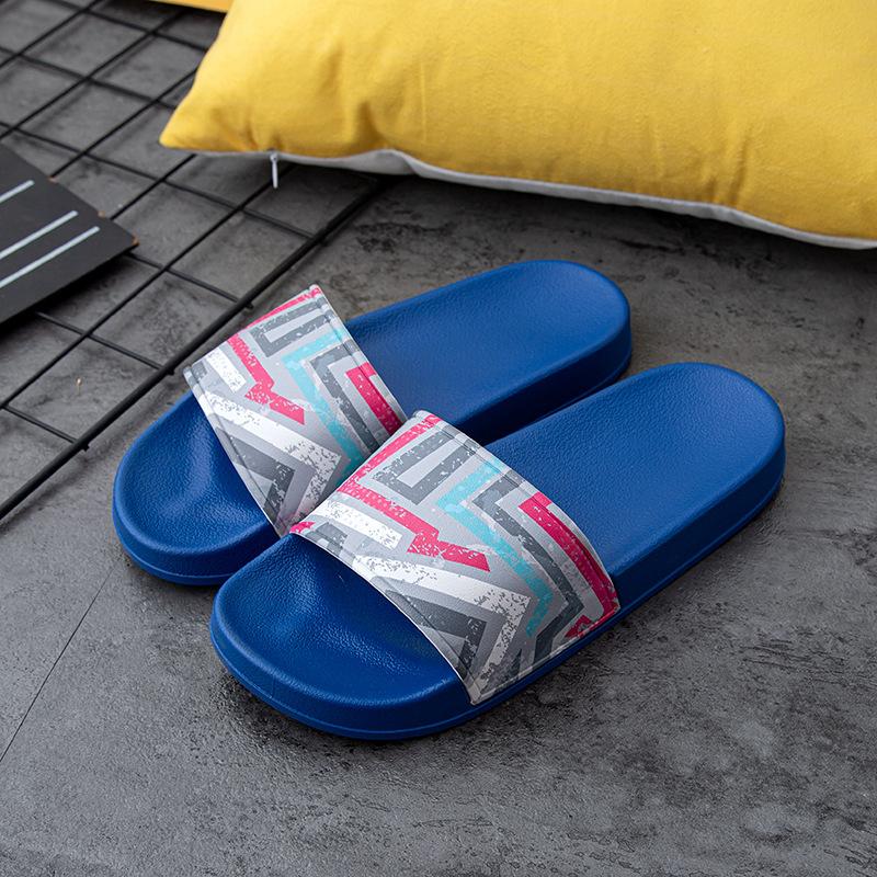 Ladies New Slippers Summer Seasons Home Furnishing Outdoor Slippers Toe Slippers Couple Fashion Cartoon Non-slip Slippers