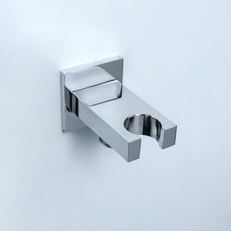 Black Chrome Bath Hand Shower Set Wall Mount Hand Held Brass Shower Head Copper Holder Stainless Steel Hose Water Saving Sprayer