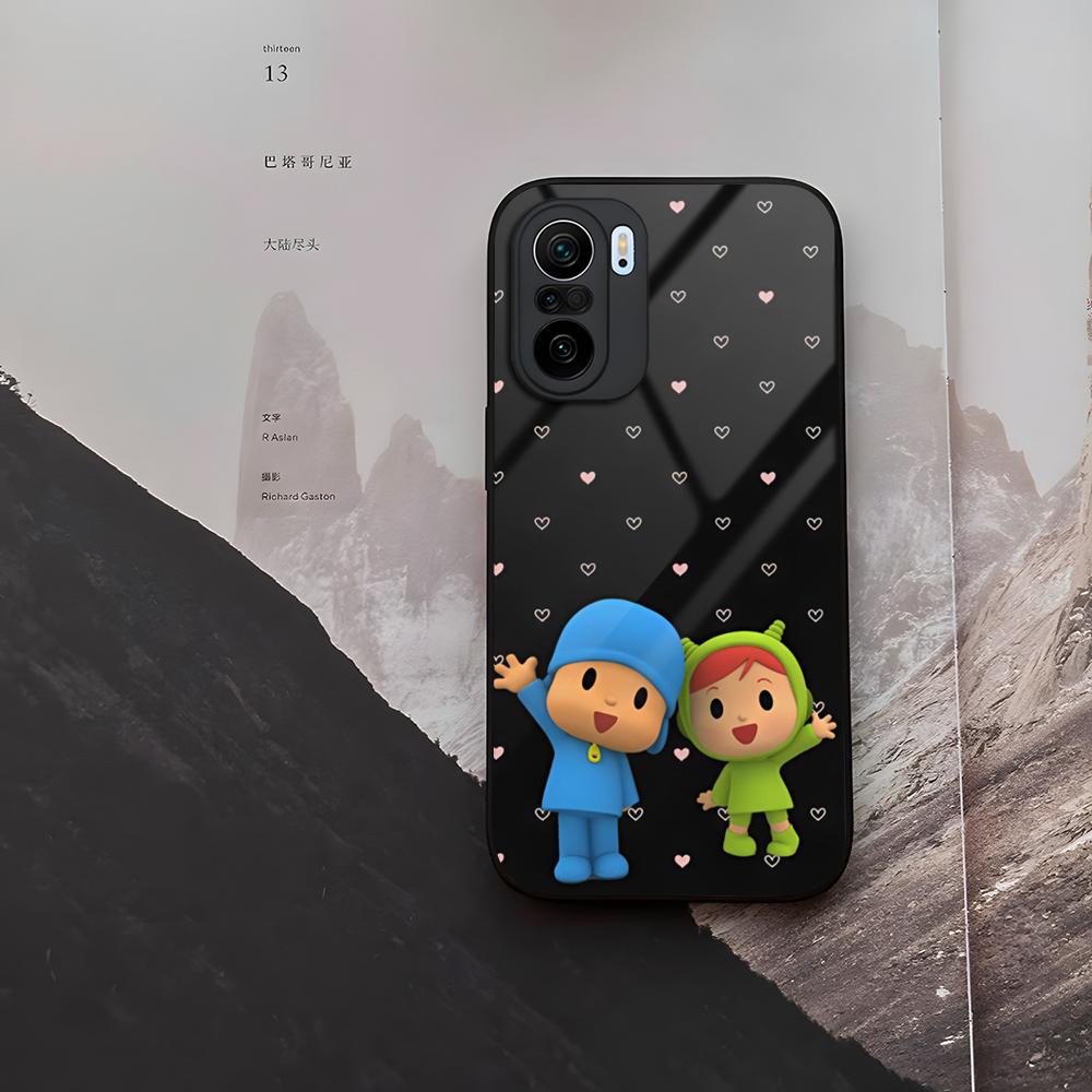 

Cartoon P-Pocoyos Cute Phone Case Tempered Glass For Xiaomi 15 14 12 Lite Pro 13 11t Lite POCO M6 M5 X6 X5 X3 F5 F6 Pro Cover Xiaomi 13 Pro