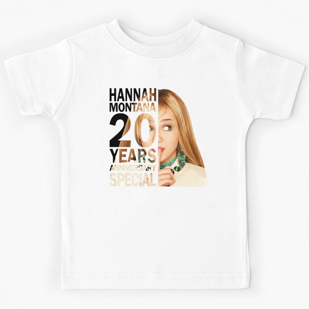 Hannah Montana 20 Years Anniversary Split Portrait Y2K Classic T-Shirt Kids T-Shirt 150