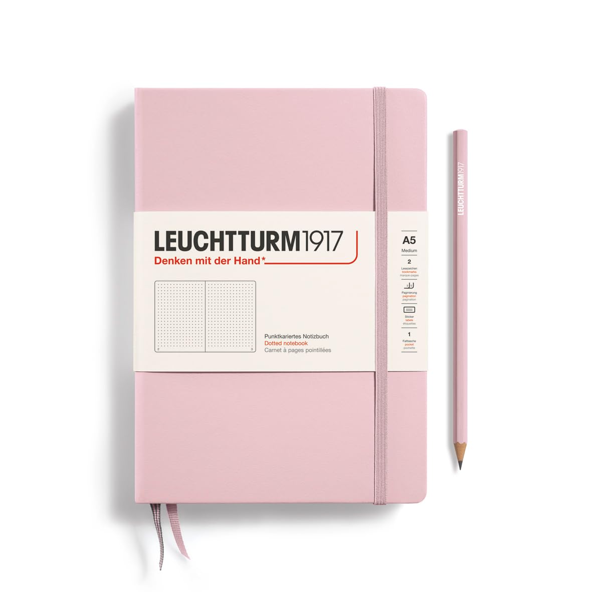 

Leuchtturm Note A5 Dot Graph Powder 361576 Подлинный импортный продукт