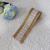 Rustic Style Burlap Rolls With Lace Natural Jute Jute Ribbon Vintage Style Sisal Lace Trim Burlap Ribbon Wedding Decoration