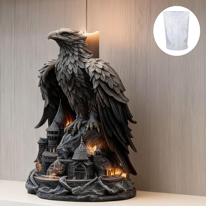 Unikátní 3D silikonová forma na vosk pro svíčky a mýdla s fantasy tématem