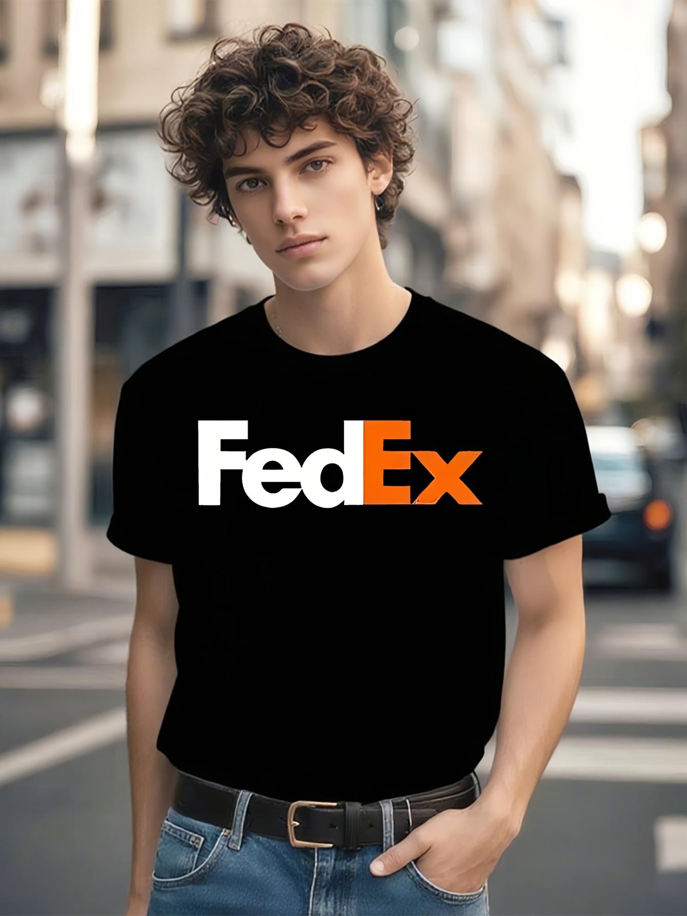 FedEx Heavyweight 100% Cotton Tshirt - Crew Neck Casual E... XXXL
