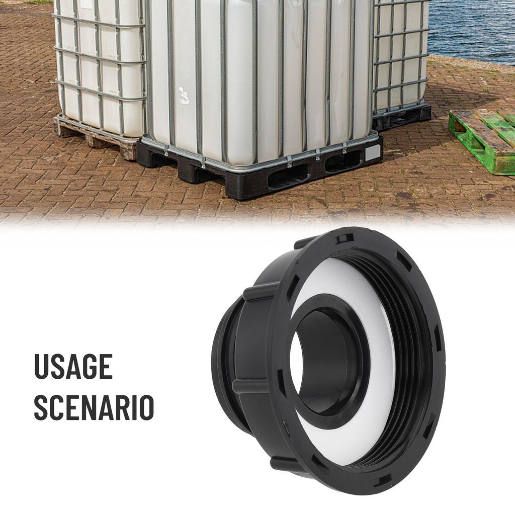 IBC Adapter 80mm To Reduce S60x6(60mm) IBC Tank Connector For IBC Containers