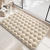 Memory Foam Bath Mat Absorbent Bathroom Rug Honeycomb Quick Drying Anti Slip Bath Rug