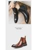 European & American Large Size Men's Pointed Leather Chelsea Boots - Autumn/Winter 2025