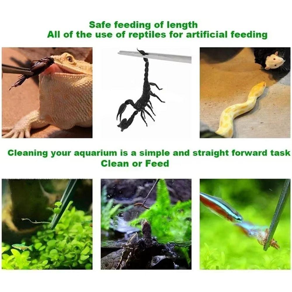 1Pcs 48cm Water Grass Clip Long Tong Aquarium Supplies New Aquarium Tweezer  Pet Shrimp Reef Coral