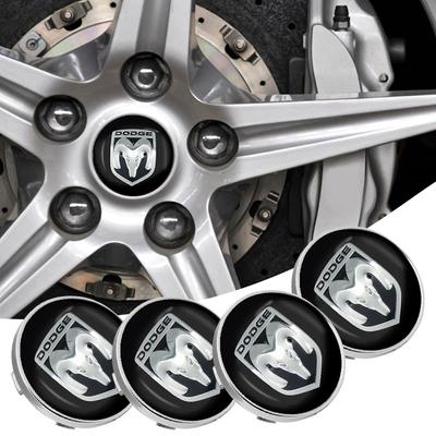 4pcs 60mm Car Wheel Center Hub Center Cap Rim Hub Dustproof Cover Emblemem for Caliber Ram 1500 NITRO SRT Caravan Charger Grand Caravan Journey