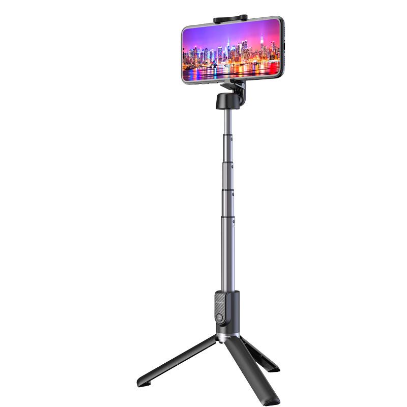 1.3m Bluetooth Selfie Stick Tripod with Remote Control for Live Broadcast and Photography.