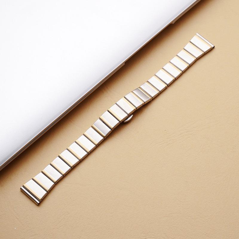 Applicable Apple Apple Watch Bamboo Stainless Steel Strap Iwach10 One Bead Women's Small Waist Watch Strap