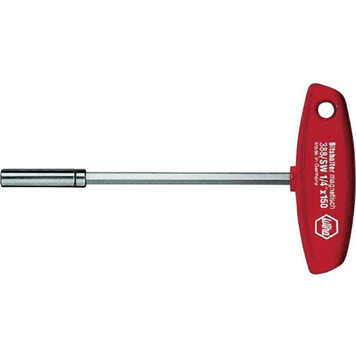 Tournevis Porte-embout, Magnétique Wiha 01481 1/4 (6.3 Mm) 150 Mm N/A