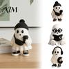 Vielseitige tägliche und Urlaubs-Wohnaccessoires Halloween Geisterfigur, Harz Cartoon Schreibtischornamente, Niedliche Statue Schwarz Weiß Ästhetische Raumdekoration