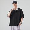 Mens Polo Shirts Short Sleeve Textured Pullover Golf Polo T Shirts