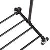 SONGMICS Heavy Duty Metal Clothes Rack on Wheels, Holds 90 kg, Industrial Design, Coat Stand with 1 Clothes Rail and Shelf, for Bedroom Laundry Room