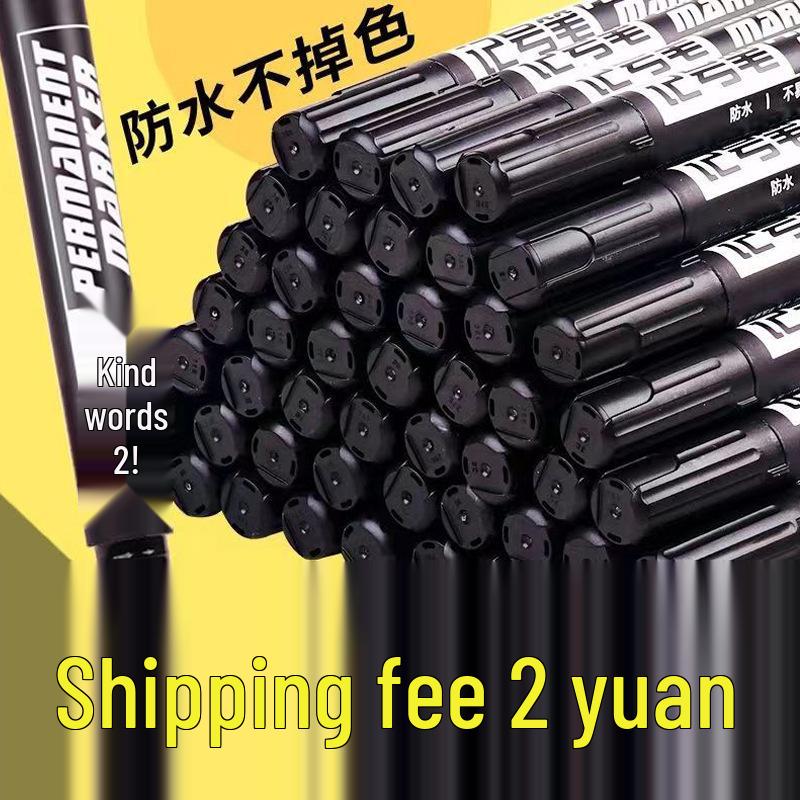 

Черная ручка с широким наконечником для логистической упаковки красного цвета - Синий маркер, канцелярская ручка для маркировки красный