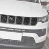 Auto Kühlergrill Motorhaube Dekoration Abdeckung Aufkleber Für Jeep Compass 2021 Aufwärts ABS Auto Außenzubehör