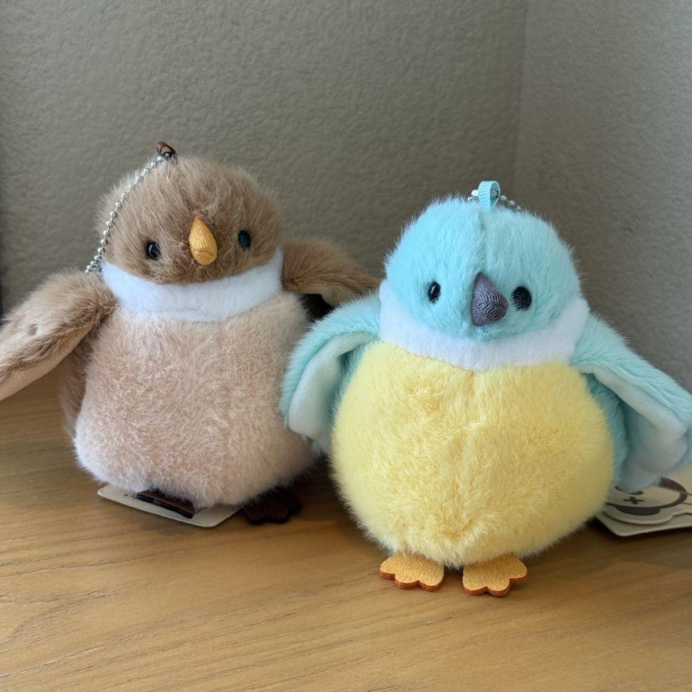 Flauschige Cartoon-Vögel Plüschtiere PP-Baumwolle Tier-Vögel Taschenanhänger Geburtstag Weihnachten Geschenk
