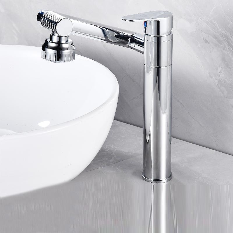 Multifunction Bathroom Faucet Gold Sink Faucet Hot Cold Water Mixer Crane Deck Mounted Universal Water Taps Black White
