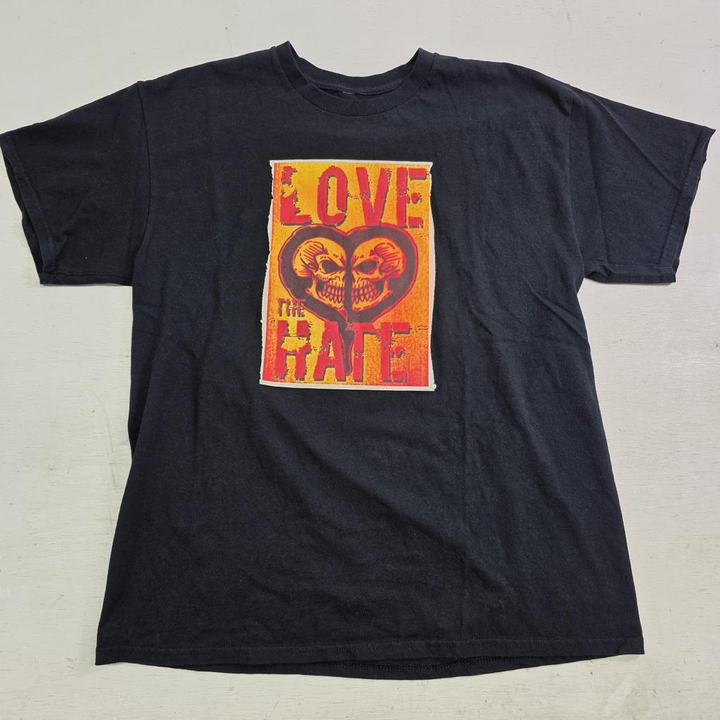 Love The Hate Local Band Mobile Alabama Indie Hard Rock T-Shirt Men's Sz L Rare! Unisex T-Shirt