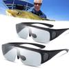Classic Flip Up Polarized Sunglasses Men Photochromic Fishing Driving Sun Glasses Night Vision Driving Sport Eyewear UV400