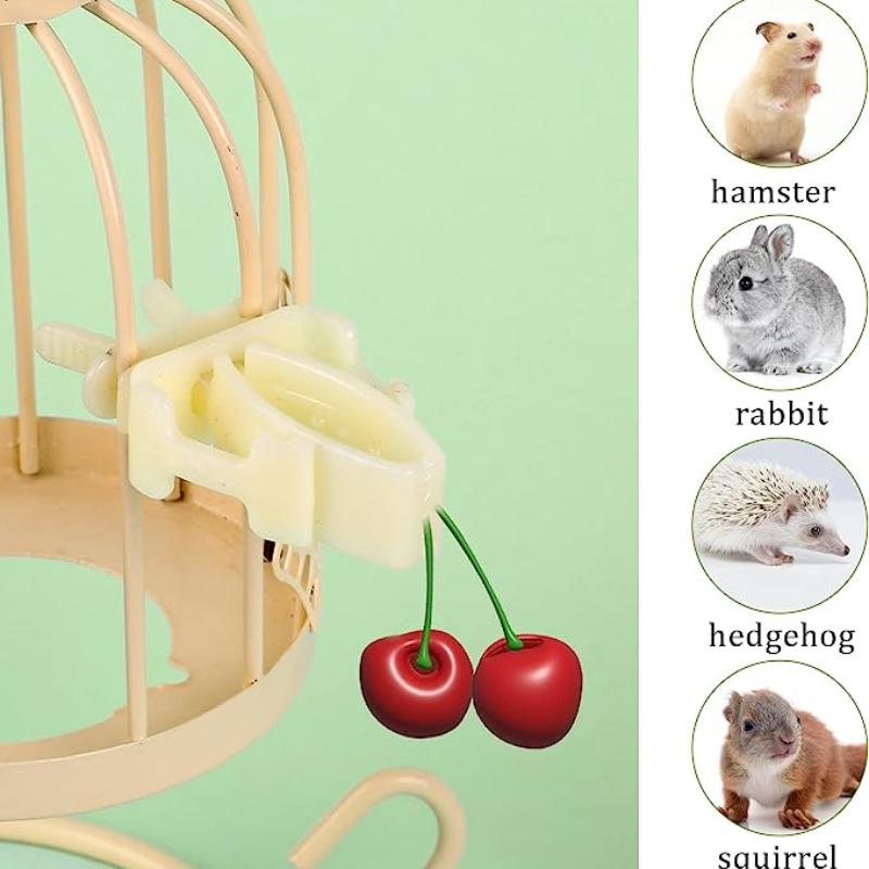 6ks Držák na krmivo v ptačí kleci, držák na papoušek na ovoce a zeleninu držák na klec, držák na krmivo pro zlatého medvěda