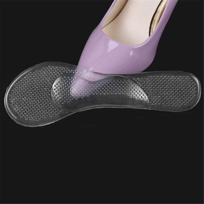 1 Pair of Silicone Insoles High Heels Foot Cushion Support Shoes Pads Transparent Shoes Pads For Ladies And Man Hot Sale