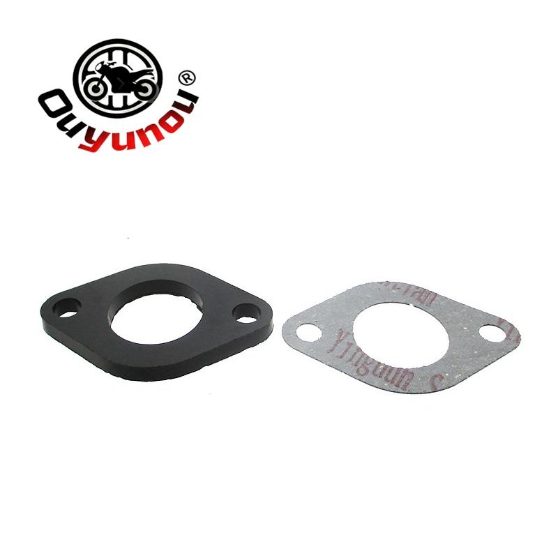 Ouyunou Intake Manifold Spacer Insulator Gasket Fit For Chinese GY6 125cc 150cc Moped Scooter ATV Go Kart
