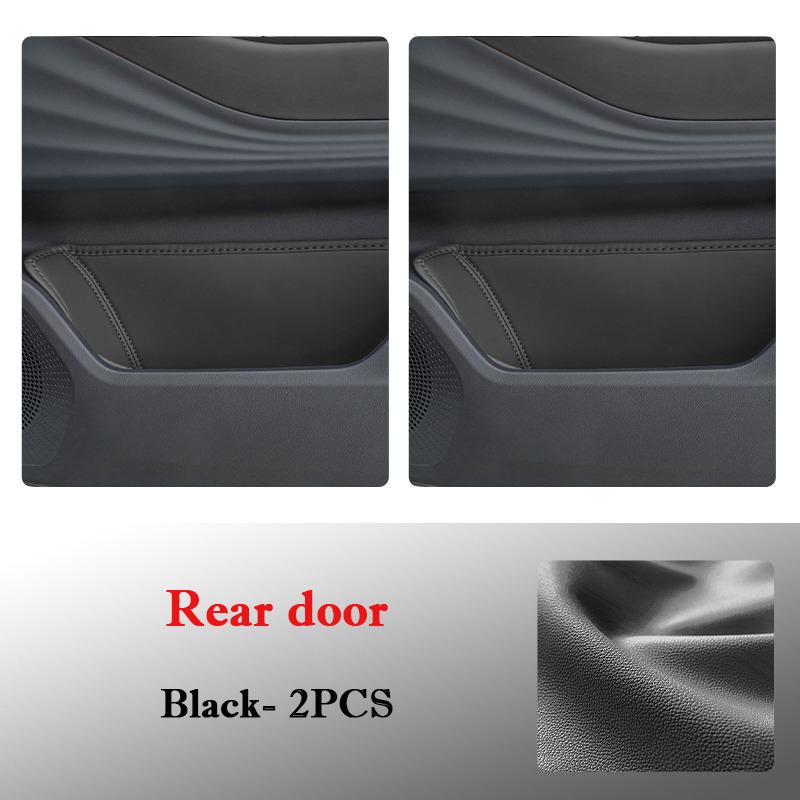 For Chery Tiggo 9 2026 Car Door Slot Storage Box Leather Protective Pad Cover Glove Box Storage Barrel Interior Accessories