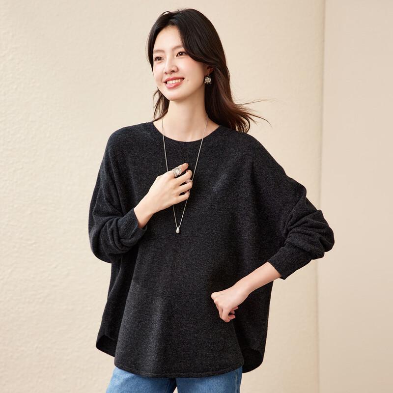 Women's 100% Wool Round Neck Sweater