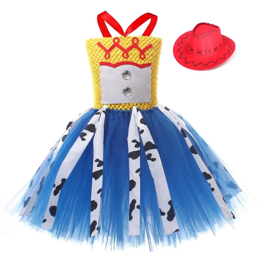 Toy Story Buzz Lightyear Toddler Girl Cosplay Dress With Tulle Skirt For Halloween Party