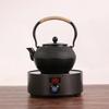 OULOVECO Iron Induction Can Be Used Over an Open Iron Cast Tea Ceremony Iron Traditional Suitable for Tea and Restaurants Teapot, Compatible, Teapot,