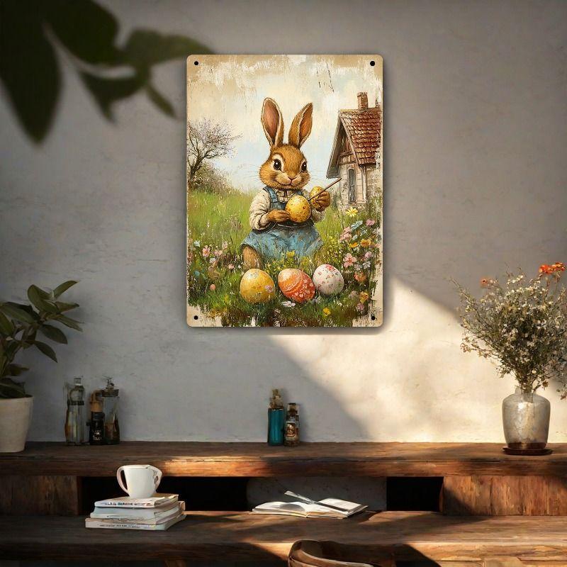 Metal Painting Russian Easter Theme Religious Home Wall Art Decor Religious Easter Gift